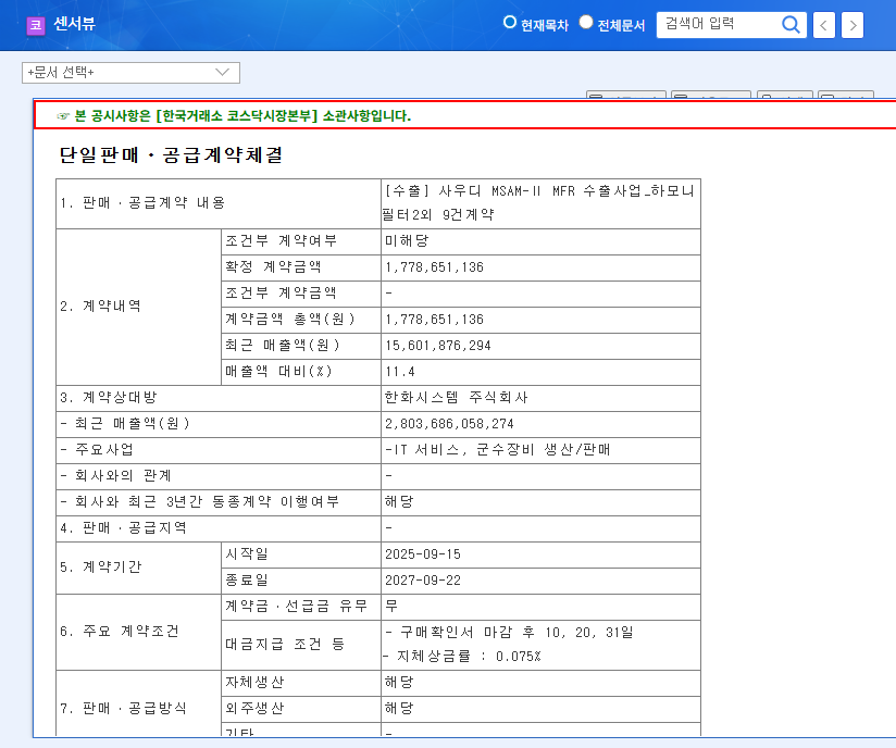 Sensorview (321370) Secures $18M Contract with Hanwha Systems: What's Next for the Stock? 관련 이미지