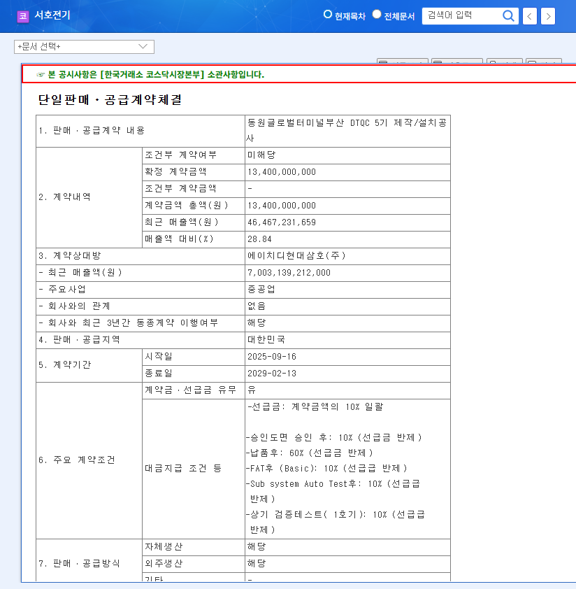 Seoho Electric Signs ₩13.4B Supply Contract: Investment Outlook 관련 이미지