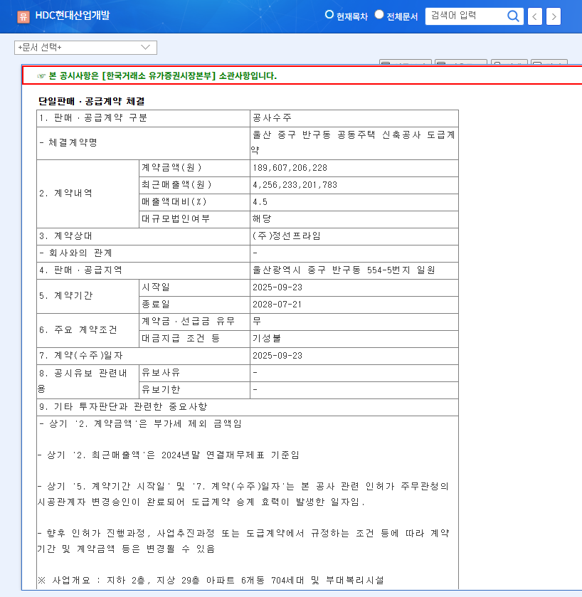 HDC Hyundai Development Co. Wins $1.4B Contract: What it Means for Investors 관련 이미지