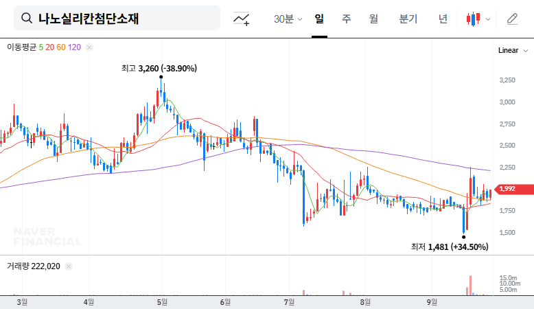 Nanosillicon Advanced Materials: Major Shareholder Sells Stake - What Investors Need to Know 대표 차트 이미지