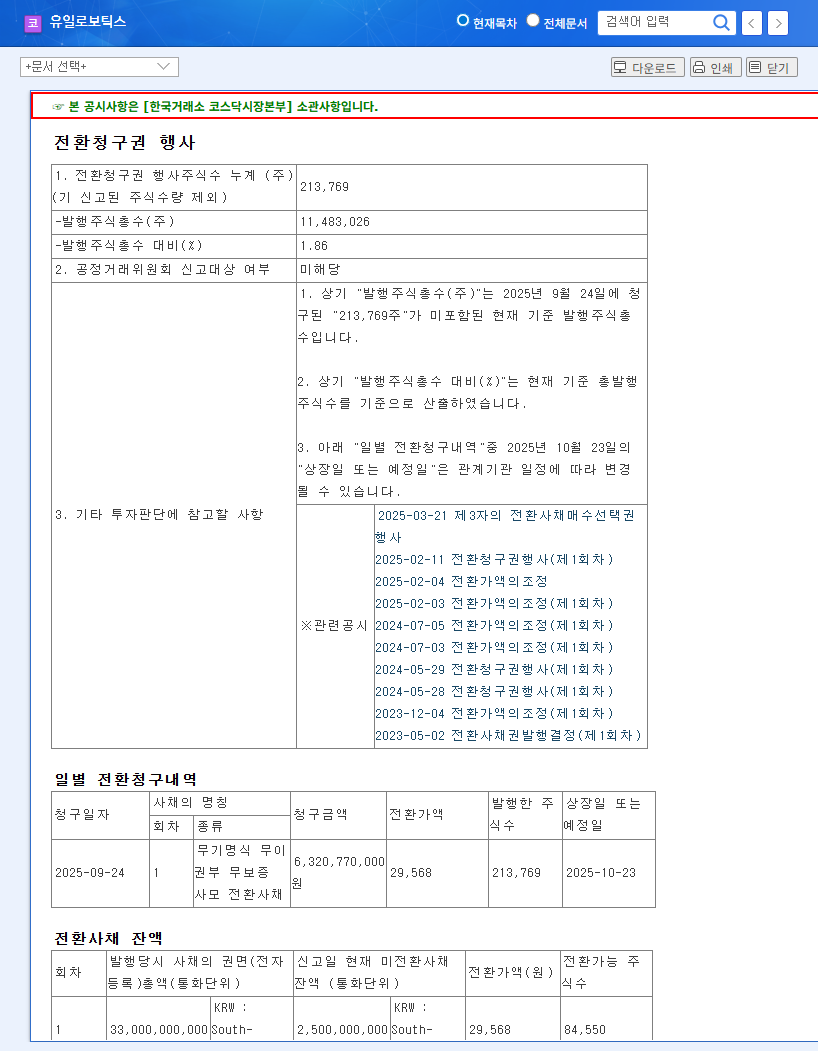 UIL Robotics Warrant Exercise: A Deep Dive and Investment Analysis 관련 이미지