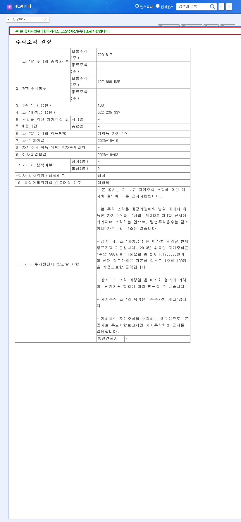 (060560) HC Homecenter Stock Cancellation (060560): An In-Depth Investment Analysis 관련 이미지