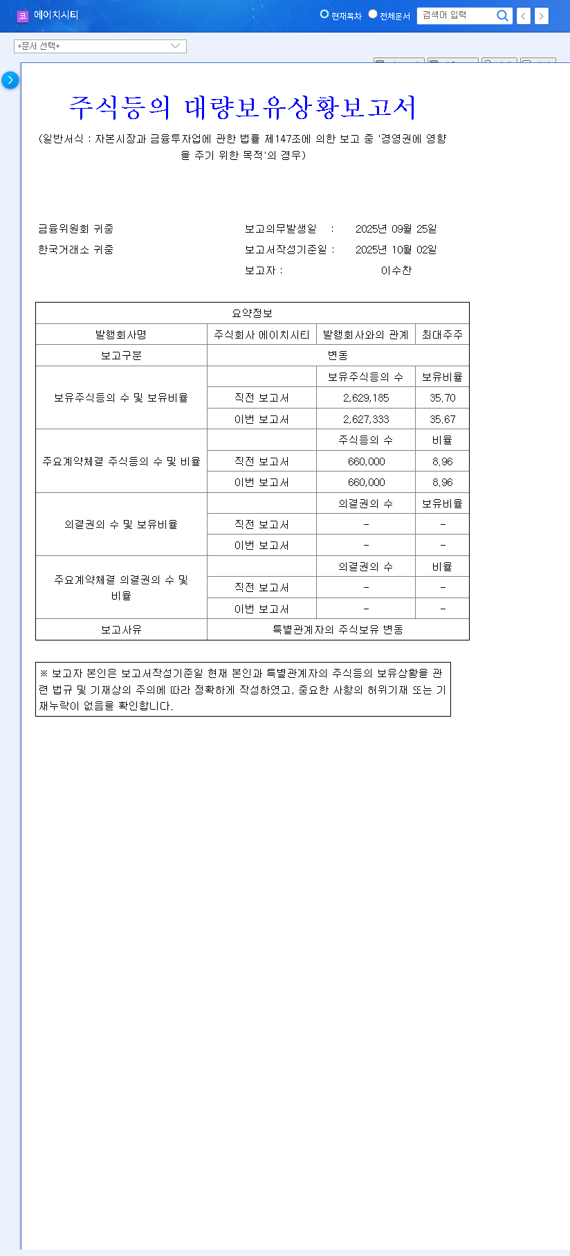 (072990) HCT (072990) Shareholding Change: Full Analysis & Stock Outlook for Investors 관련 이미지