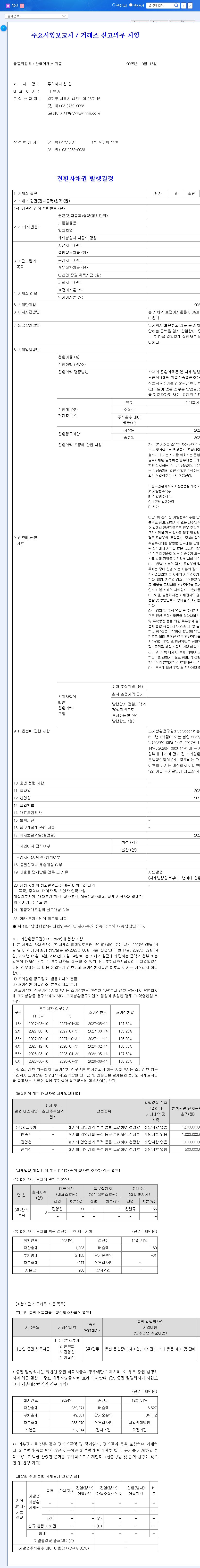 (138360) Hyupjin Convertible Bond (4B KRW): A Deep Dive Analysis for Investors 관련 이미지