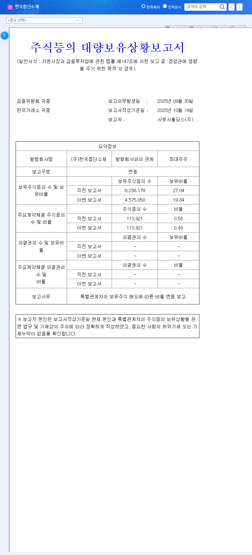 (062970) KOREA ADVANCED MATERIALS (062970) Stock Analysis: Shareholder Sale Signals Crisis? 관련 이미지