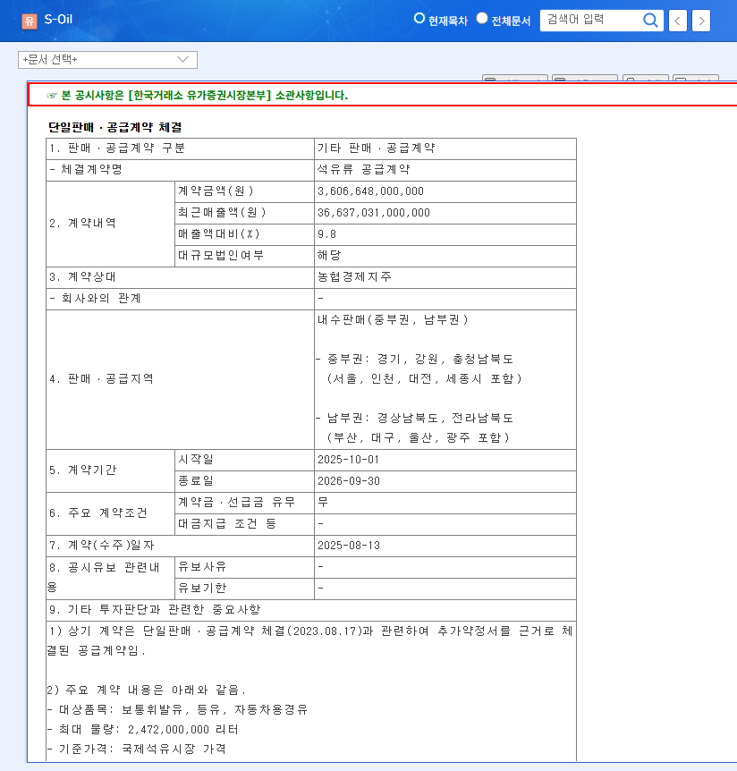 (010950) S-Oil Q3 2025 Earnings & Stock Analysis: A Deep Dive for Investors 관련 이미지