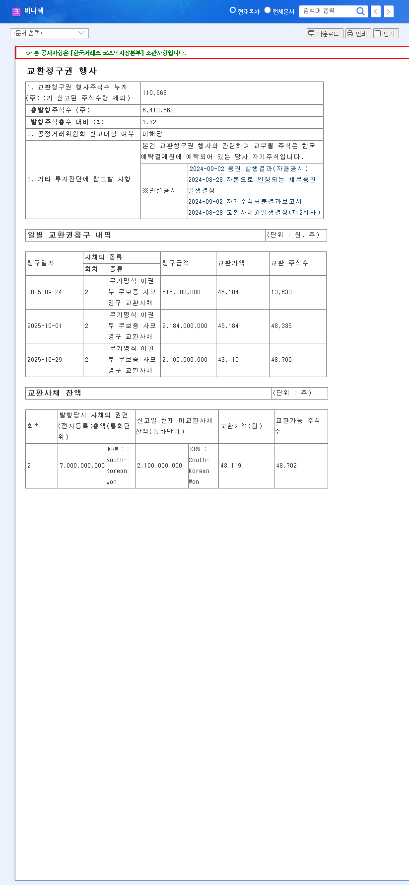 (126340) VINA TECH Exchange Right Exercise: A Deep-Dive Stock Analysis for 2025 관련 이미지