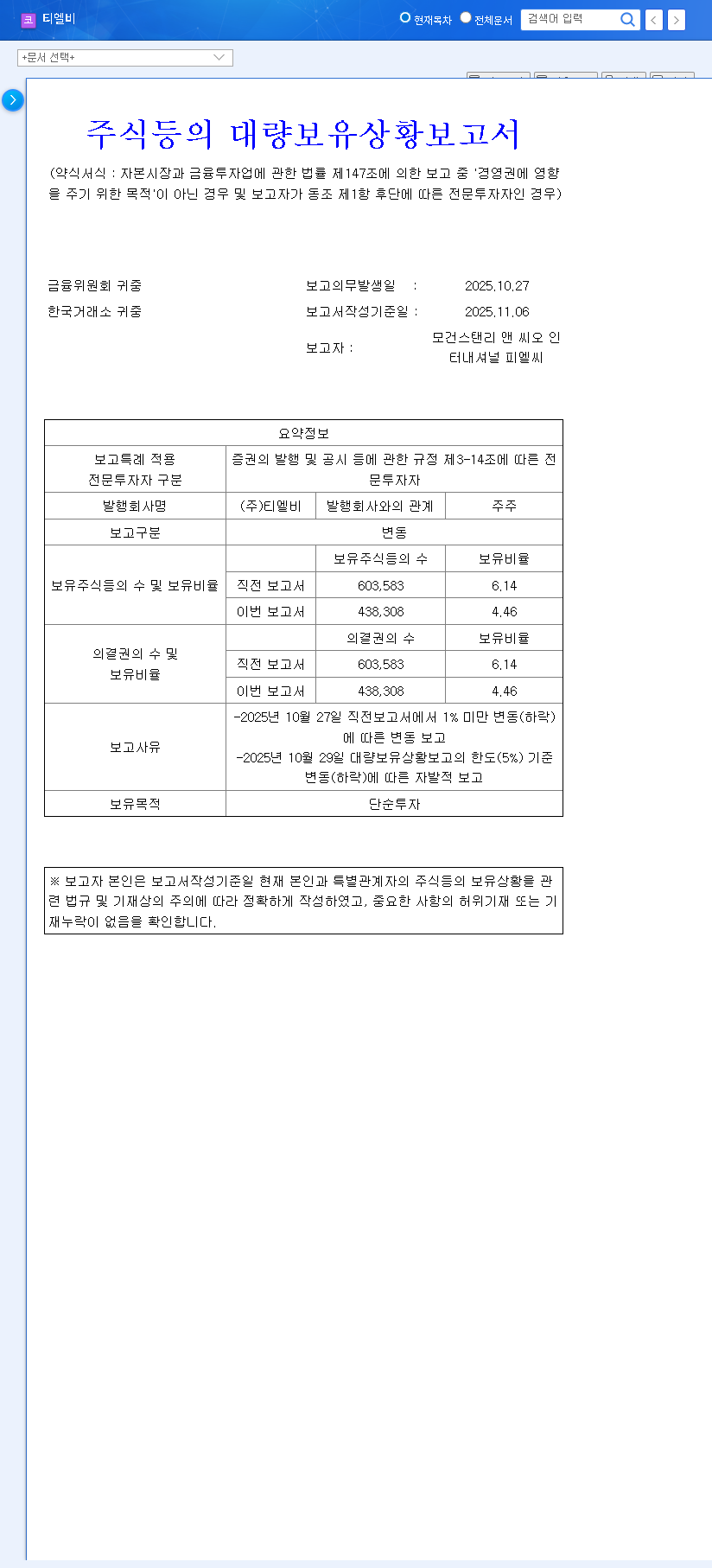 (356860) TLB Co., Ltd. (356860) Stock: Morgan Stanley Stake Cut – A Buying Opportunity? 관련 이미지