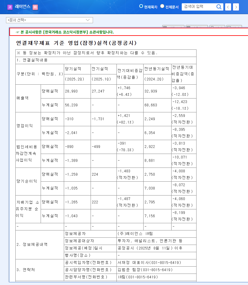 (228850) RAYENCE (228850) Q3 2025 Earnings Analysis: Profit Surprise & Future Investment Strategy 관련 이미지