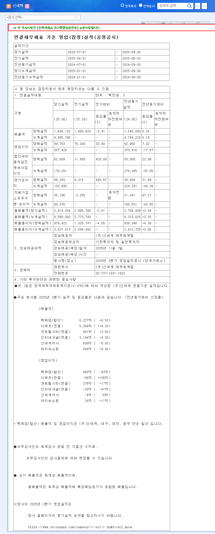 (004170) SHINSEGAE Inc. IR (004170): 2025 Deep Dive for Investors & Stock Analysis 관련 이미지