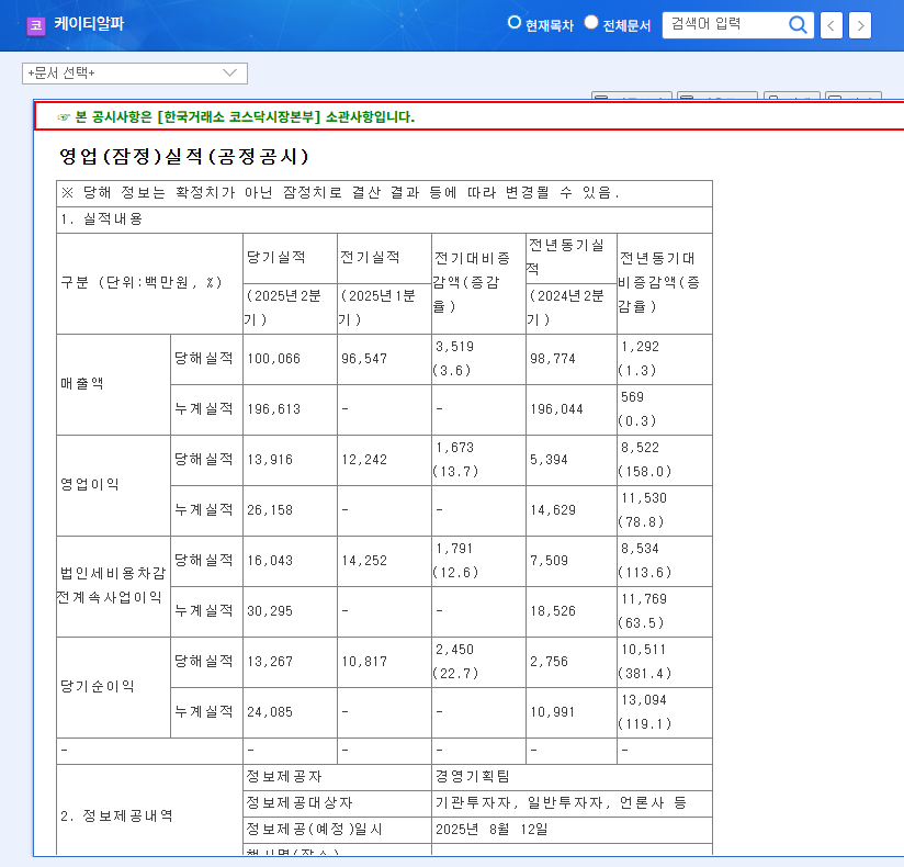 (036030) kt alpha Co., Ltd. Earnings Analysis (Q3 2025): Deep Dive into 036030 Stock & Future Outlook 관련 이미지