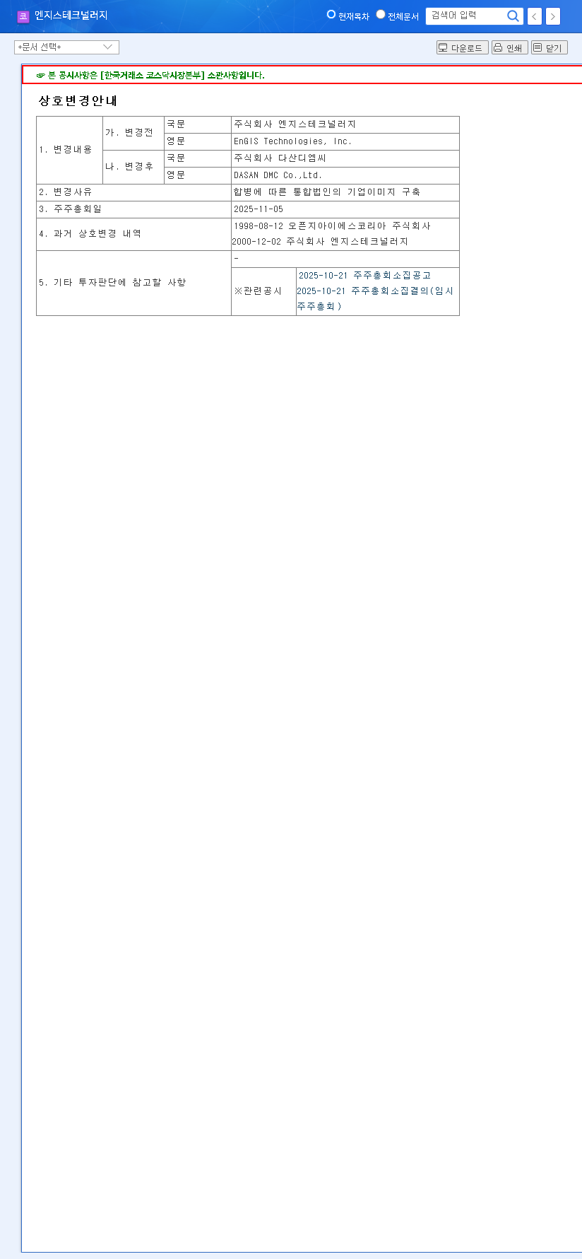 (208860) EnGIS Technologies Share Price Forecast (208860): A Deep Dive Post-Acquisition 관련 이미지